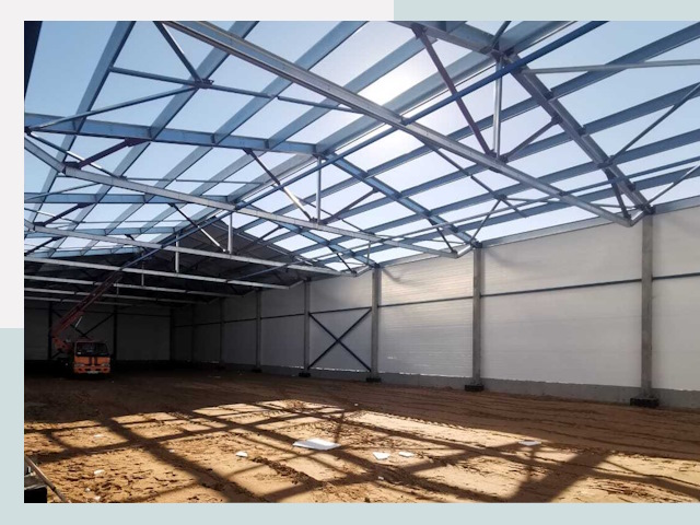 Строительство сенохранилищ в Рославле