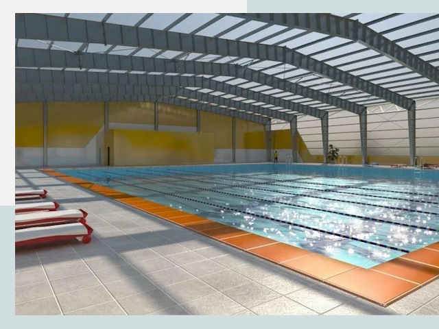 Строительство крытых бассейнов в Рославле