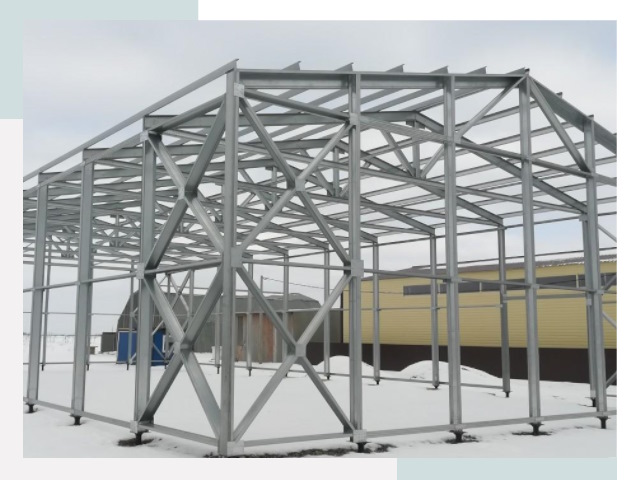 Каркасные ангары в Рославле
