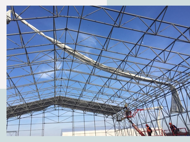 Шатровые ангары от 617 руб. в Рославле и Смоленской области