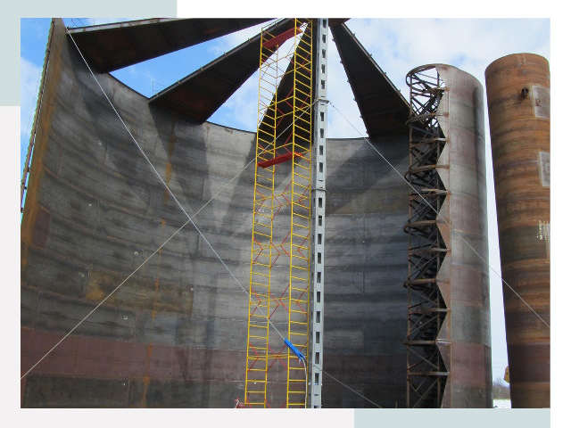 Строительство резервуаров в Рославле