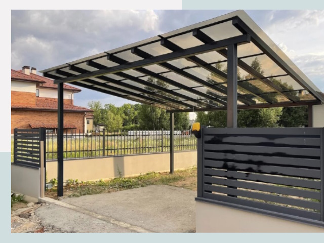 Металлические навесы в Рославль от 617 руб. за м²