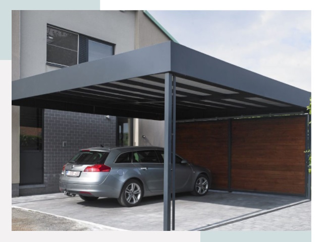 Металлические навесы в Рославле