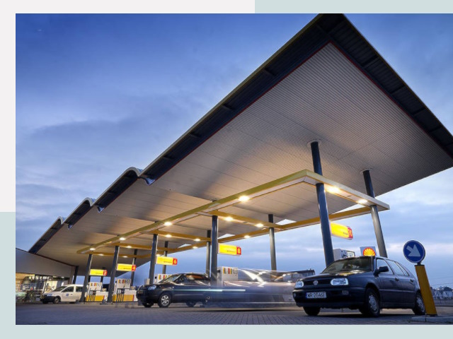 Навесы для АЗС в Рославль от 617 руб. - Защита и комфорт