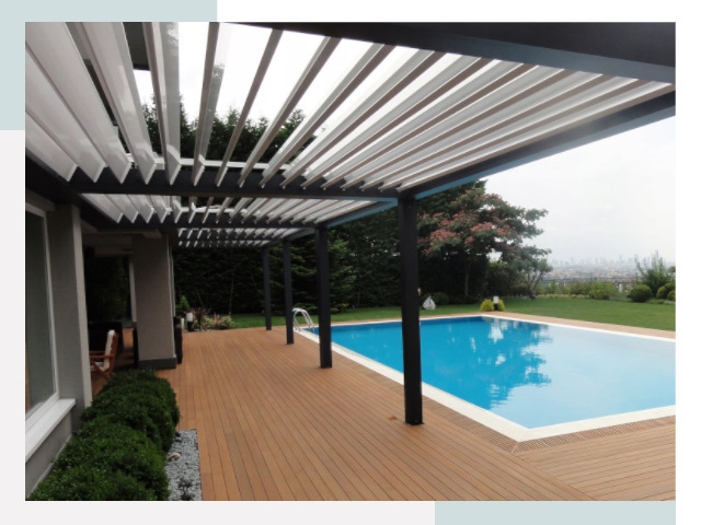 Перголы в Рославле