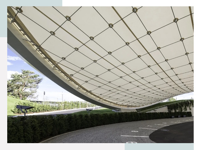 Мембранные конструкции в Рославле