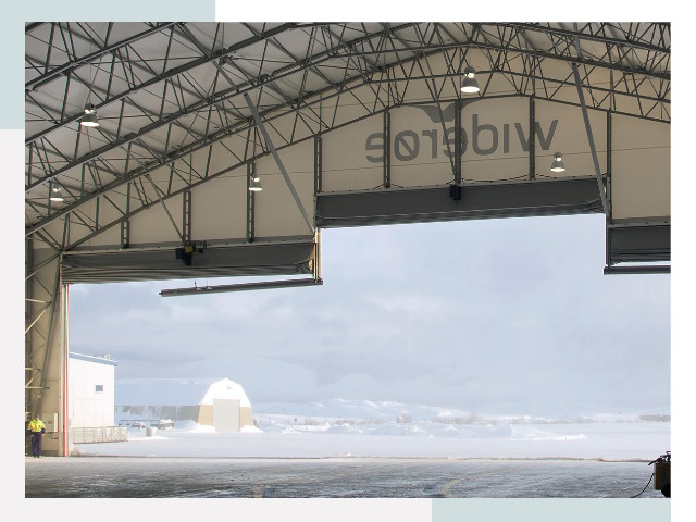 Ворота для ангаров в Рославле