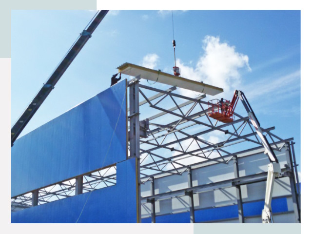 Монтаж сэндвич-панелей в Рославле